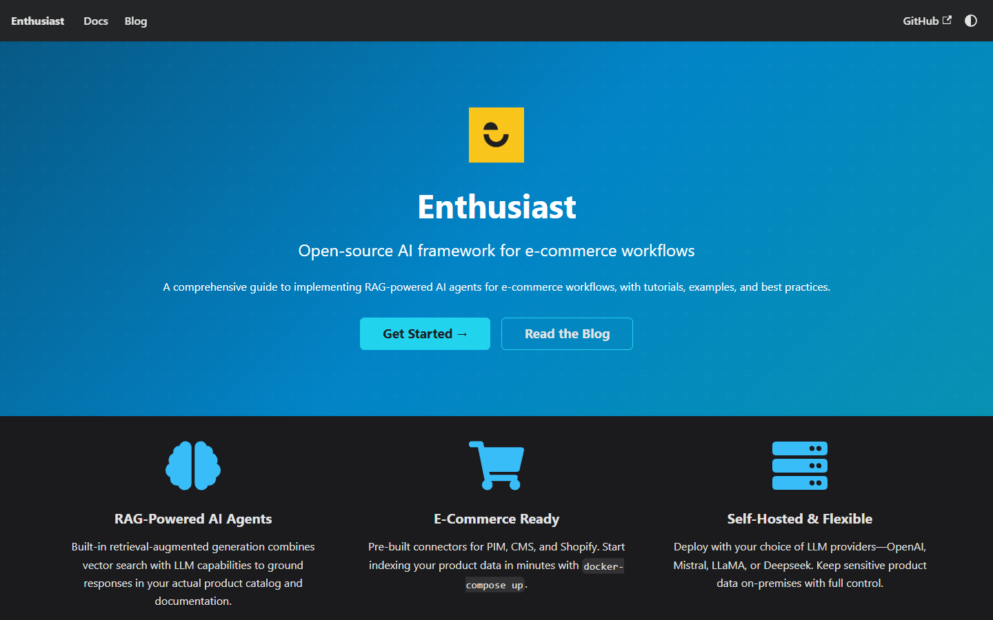 Enthusiast Documentation